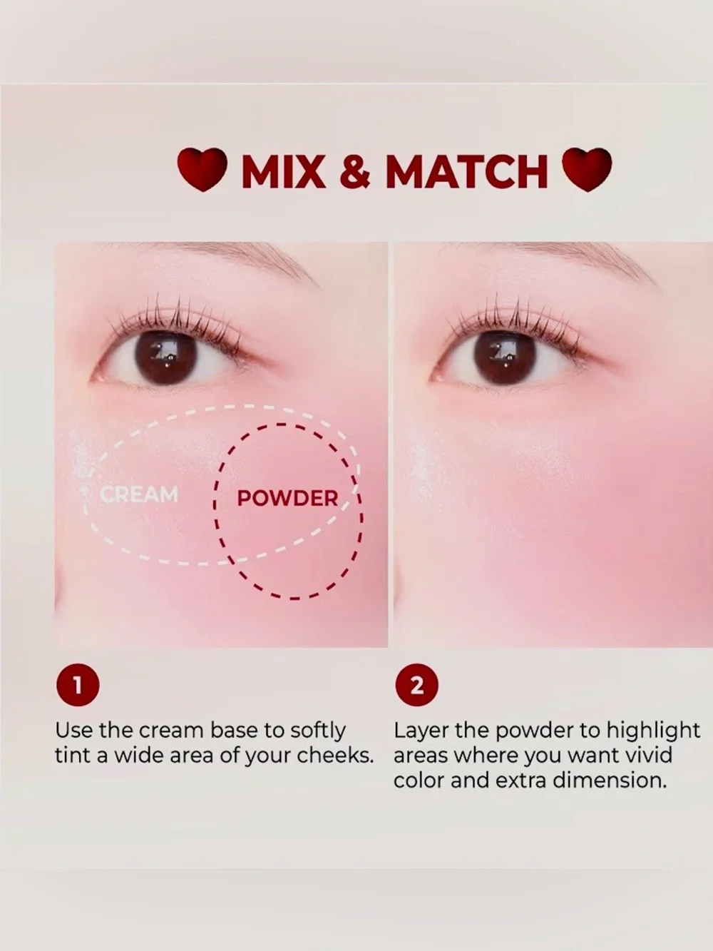 Colorgram Pink Duo Blusher — Buildable Cream-to-Powder